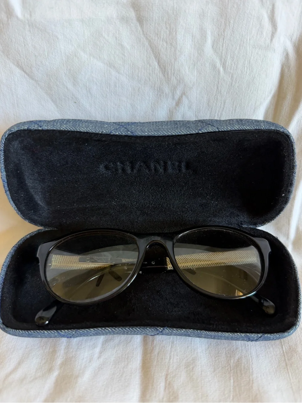 Chanel Eyeglasses frame   Prescription attached with yellowish lens